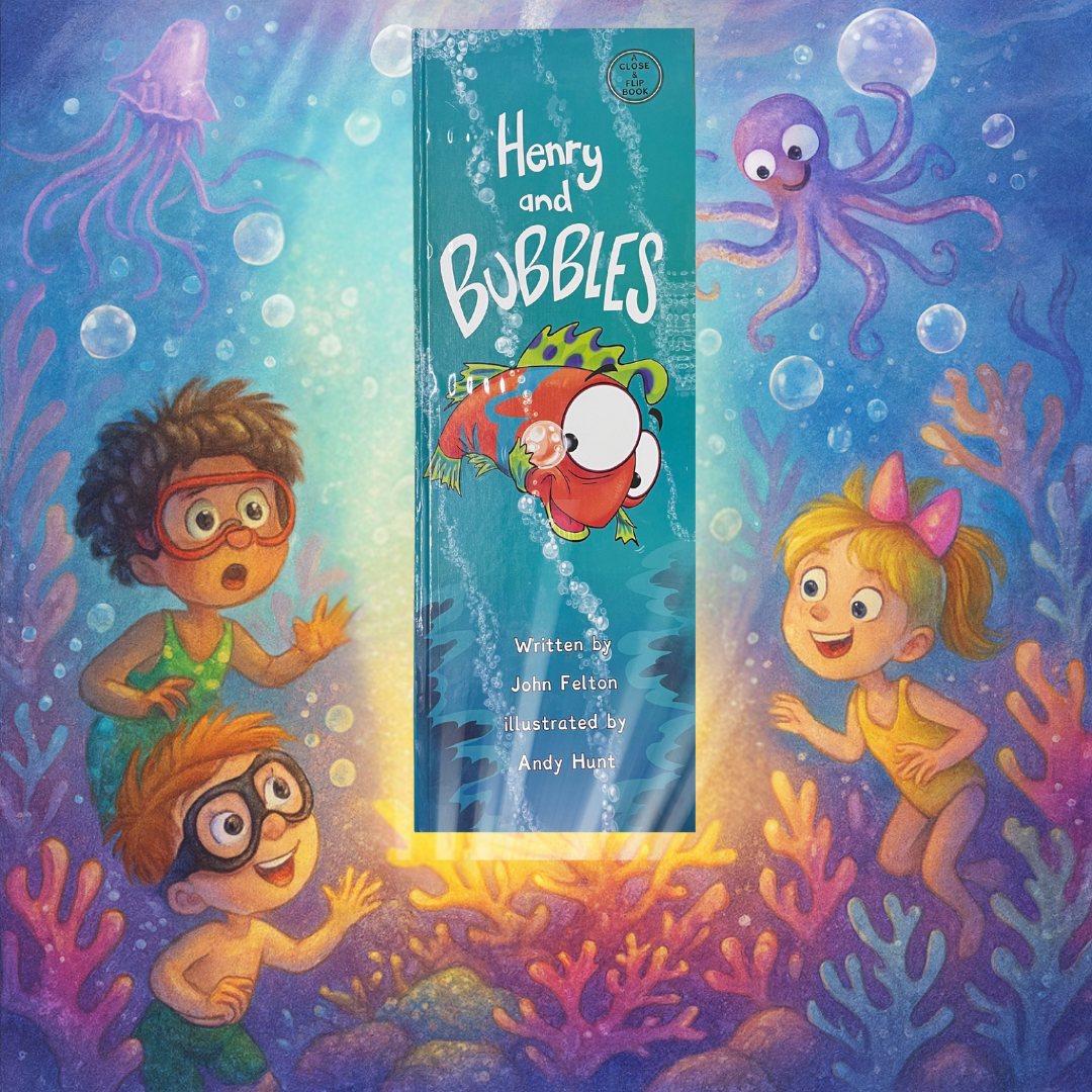 World of Henry kids book Henry & Bubbles storybook for children